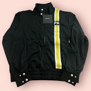 Palm Angels Monogram Logo Track Jacket (Black)